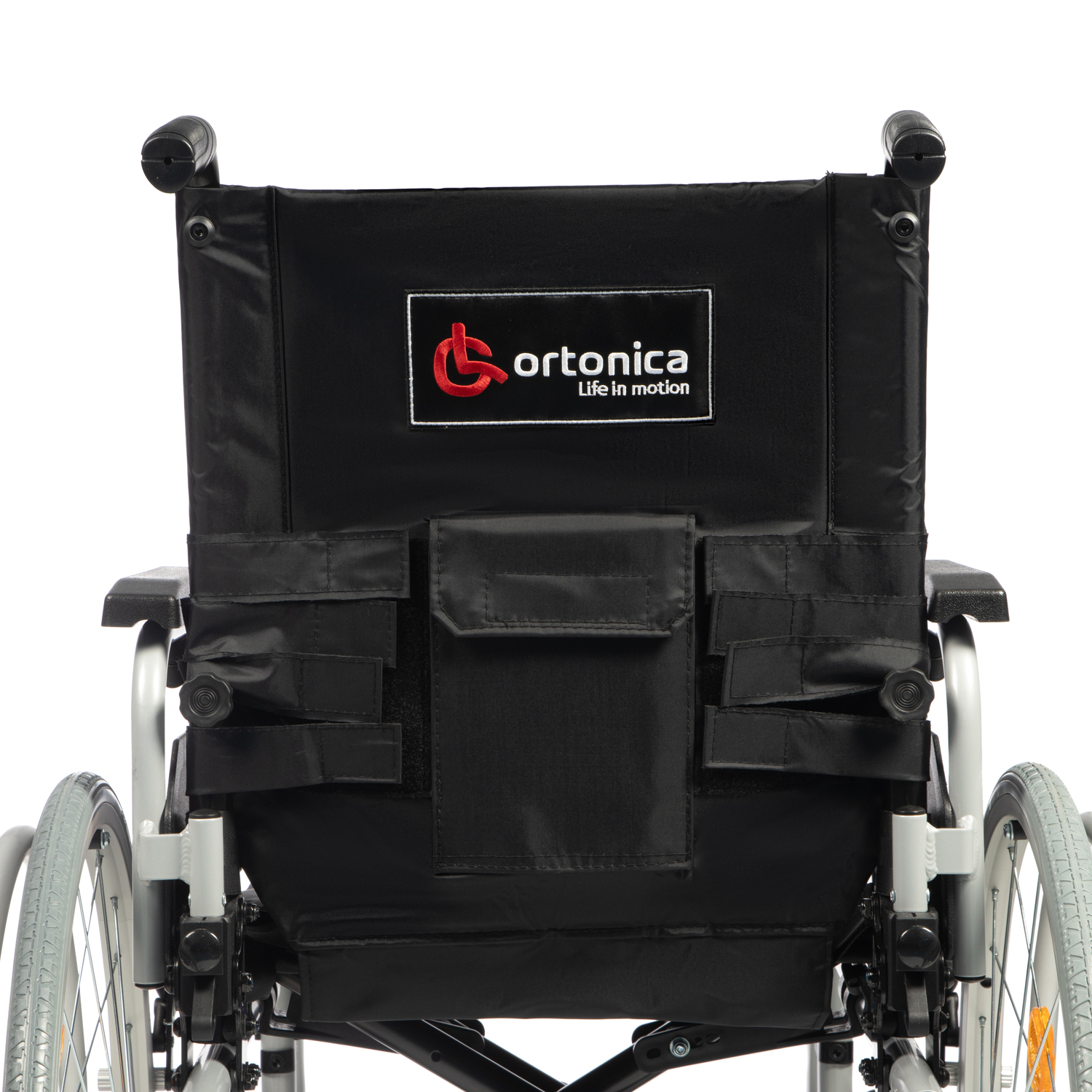 Кресло-коляска инвалидная ORTONICA Base Lite 350 с системой регулировки глубины сиденья, до 130кг (цельно-литые шины, ширина сиденья 45,5см) - 8